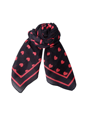 BCCLAUDIA Love mini scarves - Black