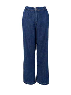 BCNETTIE box jeans - Classic Blue Wash