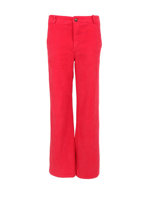 BCCORA corduroy box pant - Red