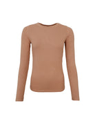 BCTEA ls tee - Latte - Black Colour