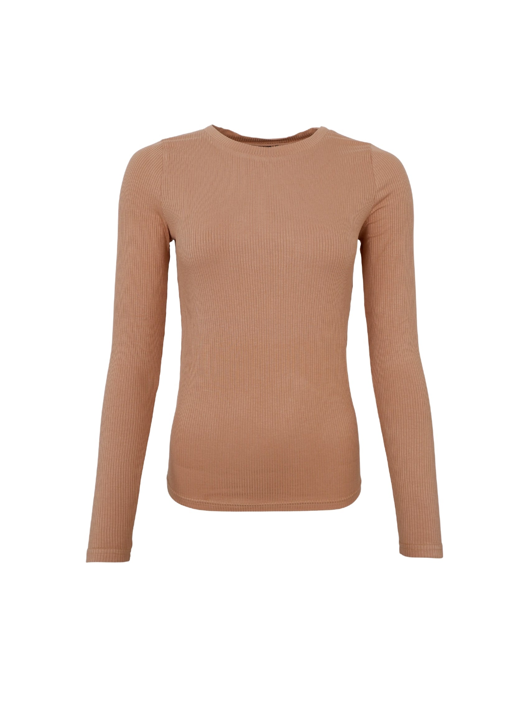 BCTEA ls tee - Latte - Black Colour