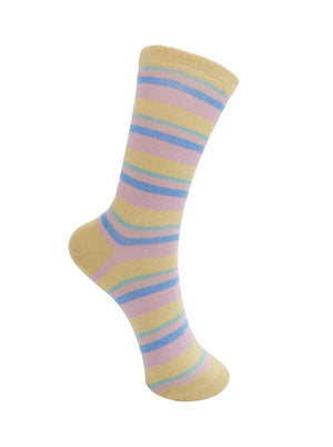 BCBRANDI striped sock - Citron