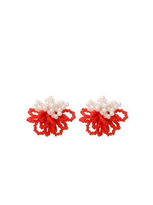 BCINGRID earrings - Red - Black Colour