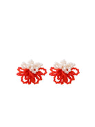 BCINGRID earrings - Red - Black Colour