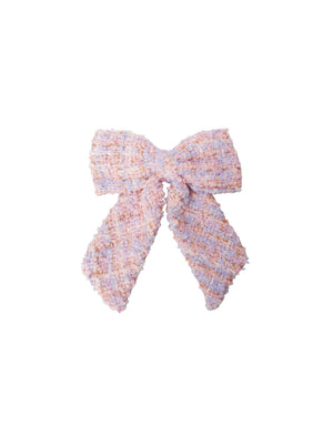 BCBLISS bow barette - Lt. Pink Multi