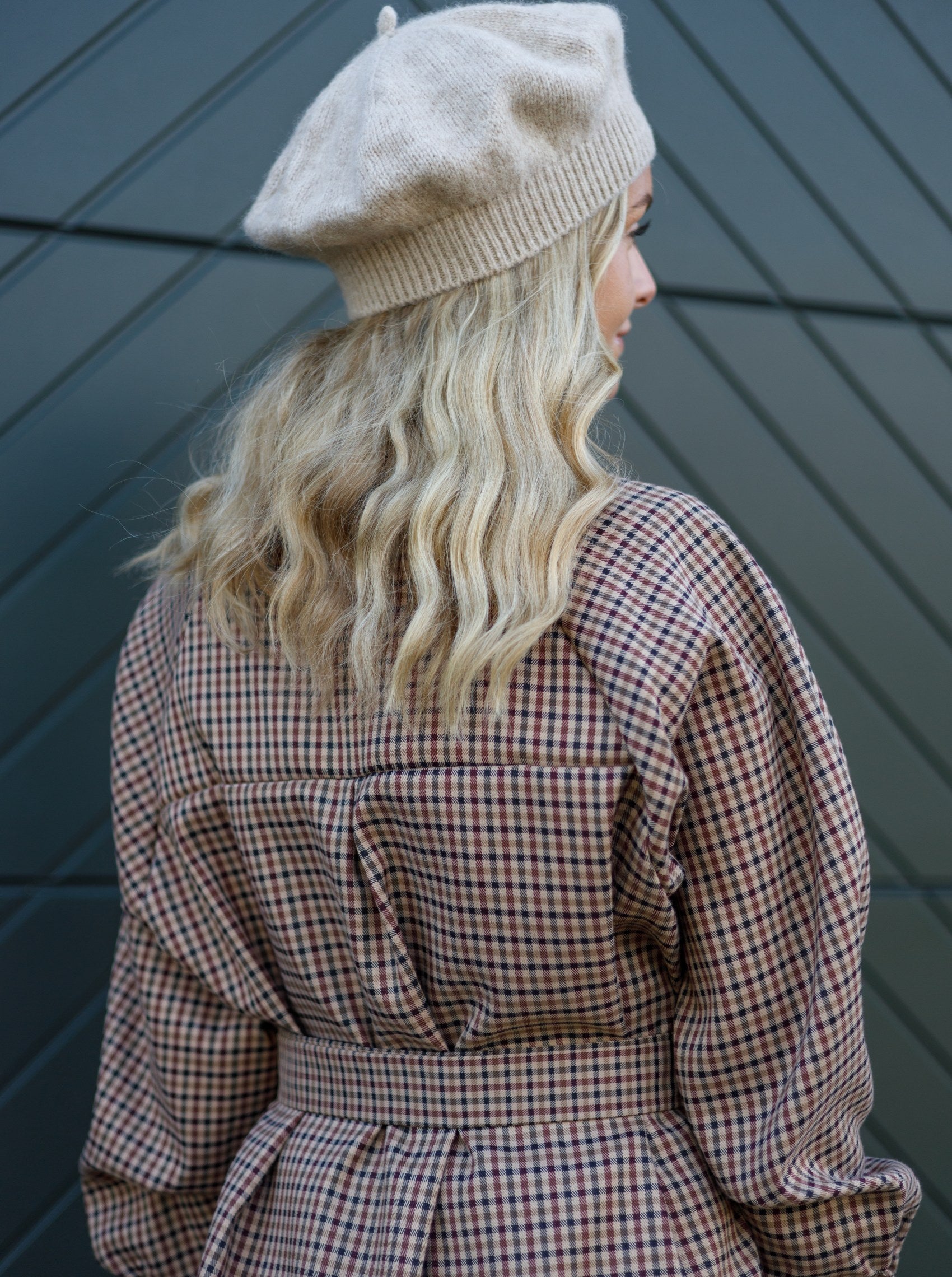 BCDELL baret - Natural - Black Colour