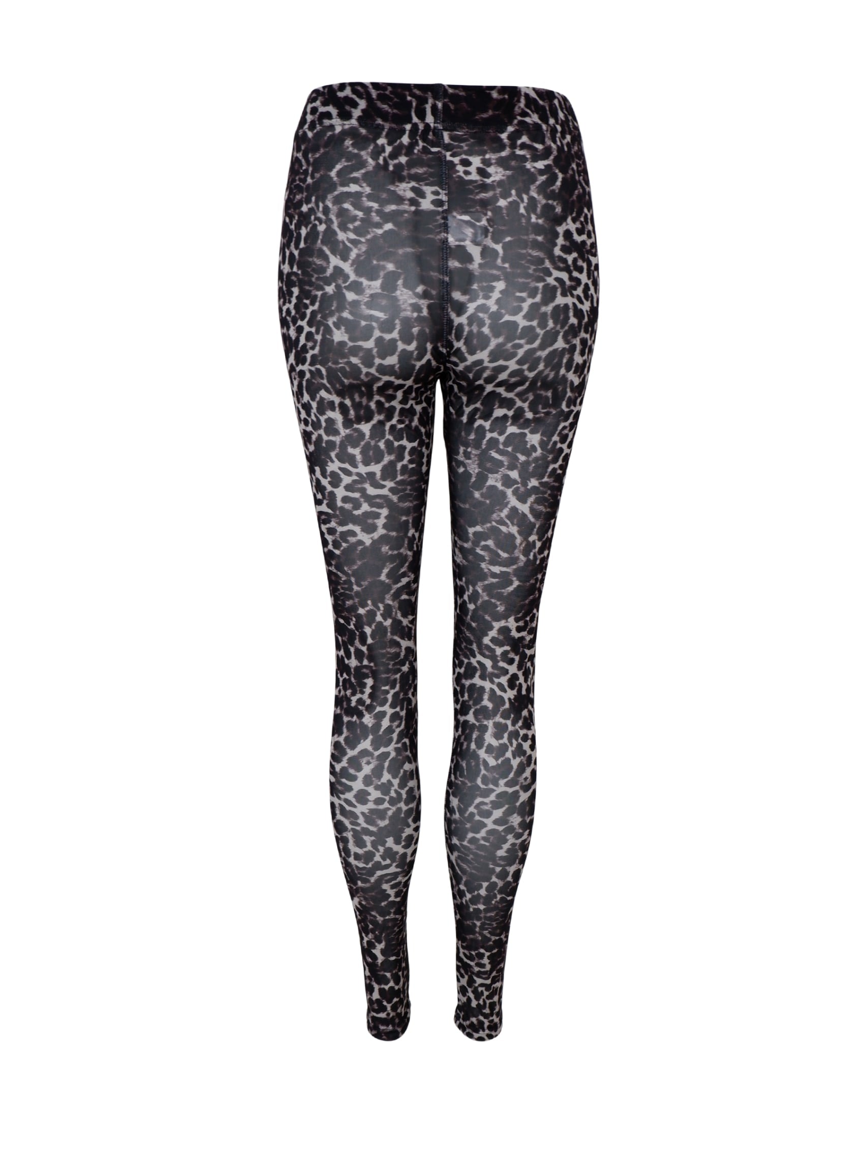 BCANNIE mesh leggings - Grey Leo - Black Colour