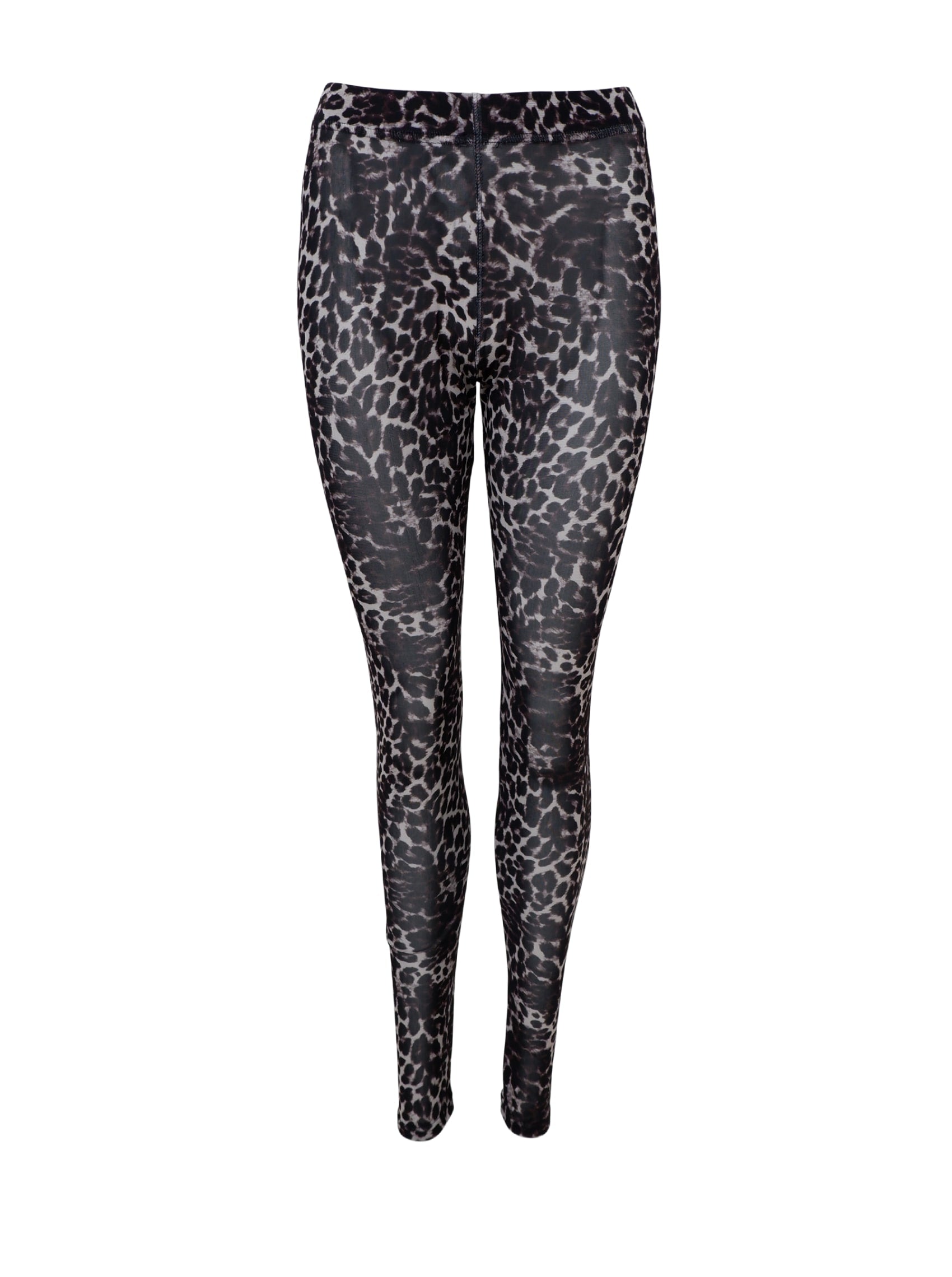 BCANNIE mesh leggings - Grey Leo - Black Colour