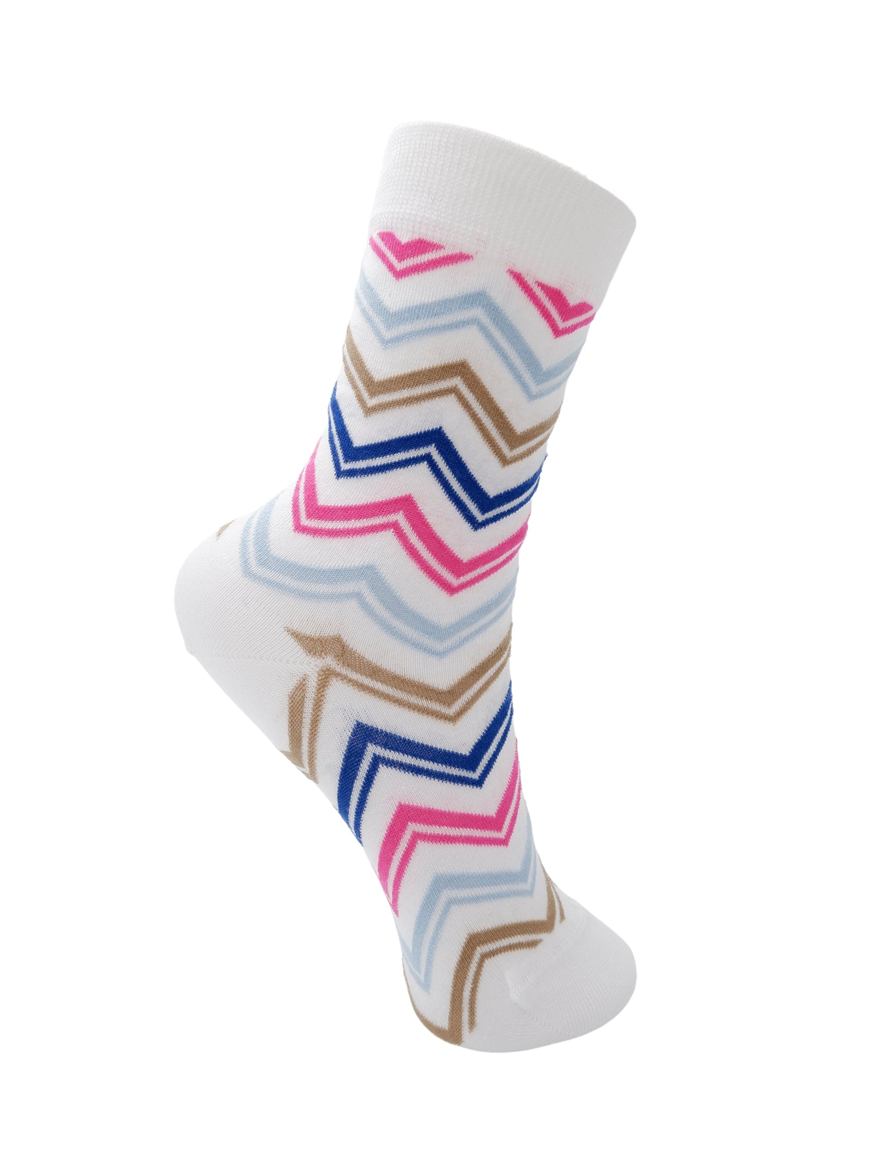 BCZIGGY sock - Off White - Black Colour