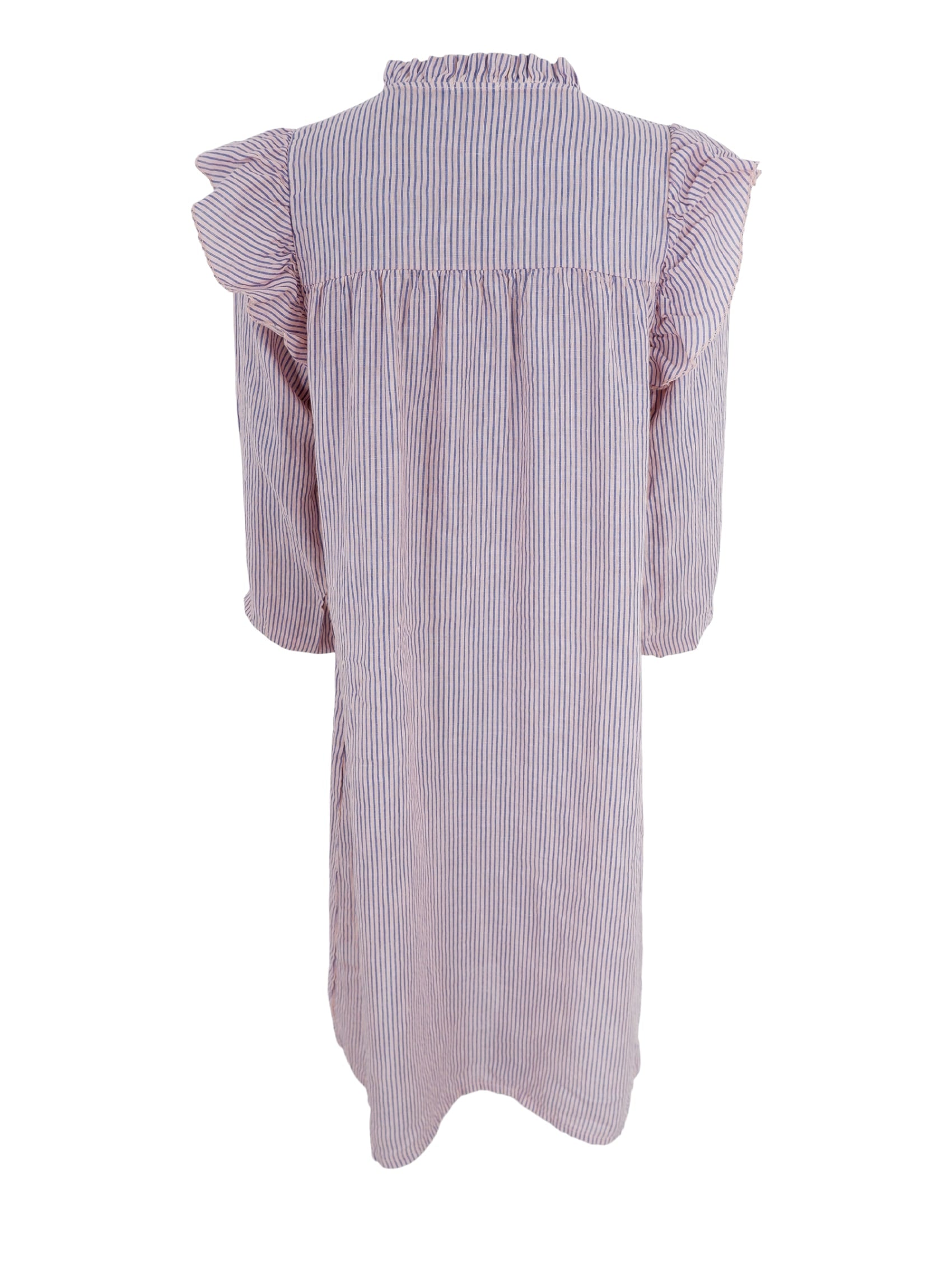 BCMELINA frill dress - Calypso Rose - Black Colour