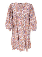 BCFLORA short puff sleeve dress - Fairy Flower - Black Colour