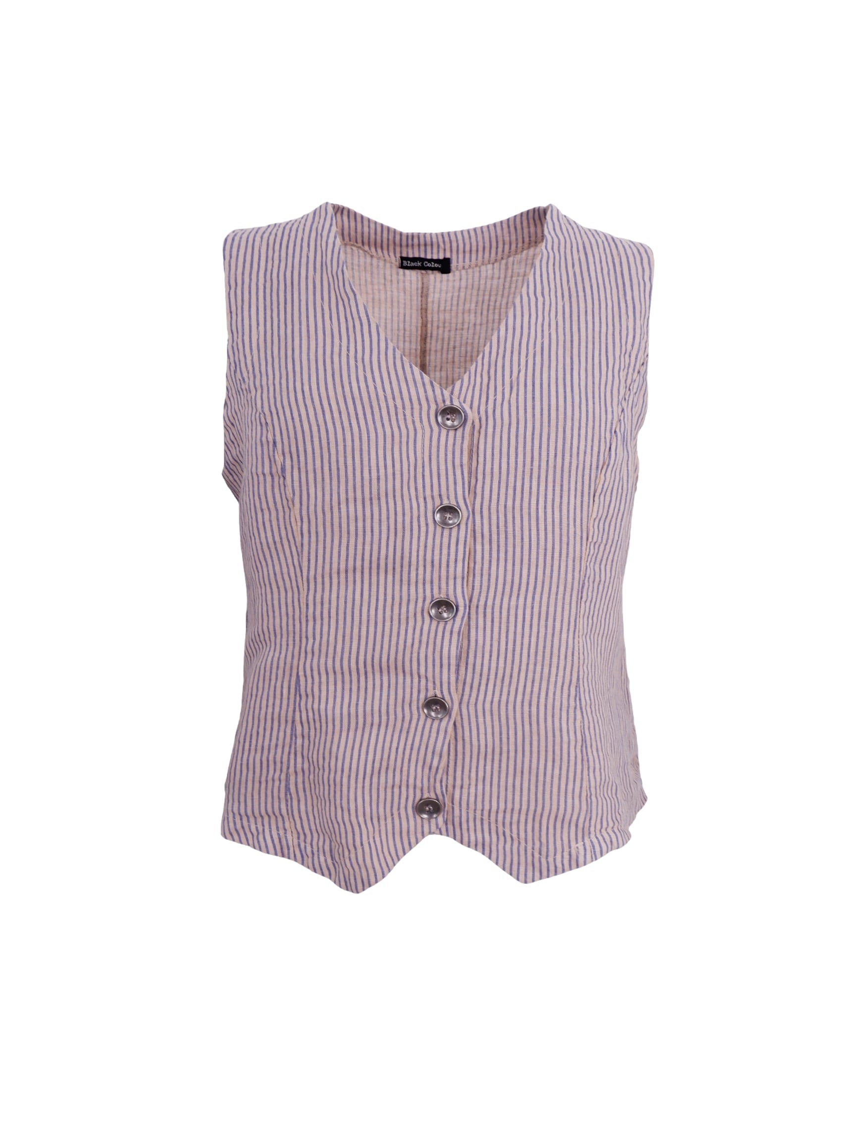 BCMELINA vest - Calypso Rose - Black Colour