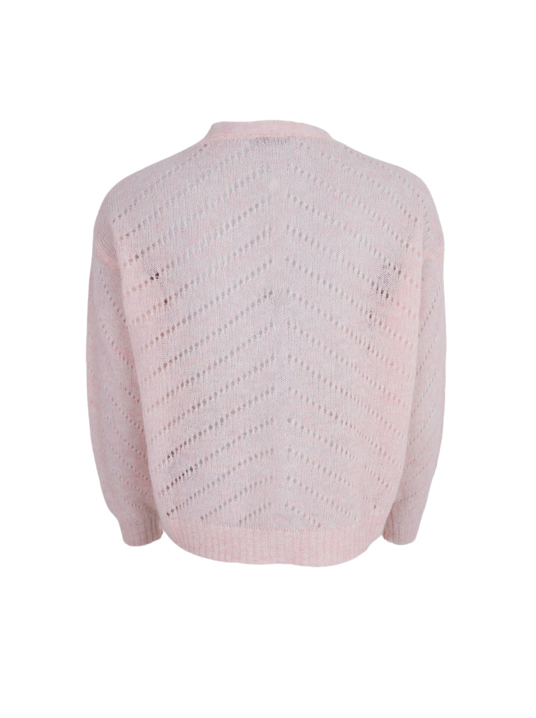 BCDELL knit cardigan - Rose - Black Colour