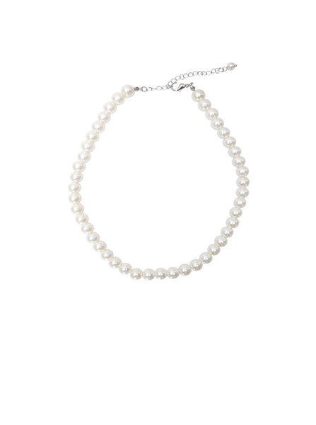 BCHATTIE necklace - White - Black Colour