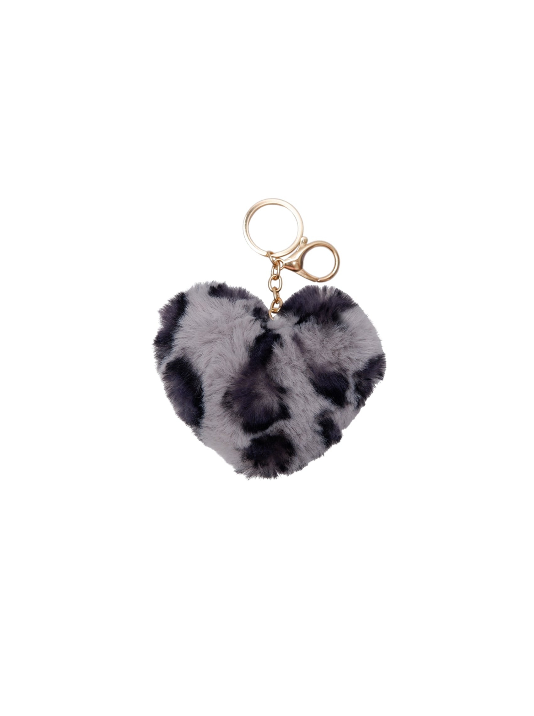 BCHEART soft keyhanger - Grey Leo - Black Colour