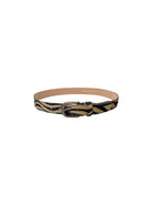 BCBELLIS belt - Brown Zebra - Black Colour