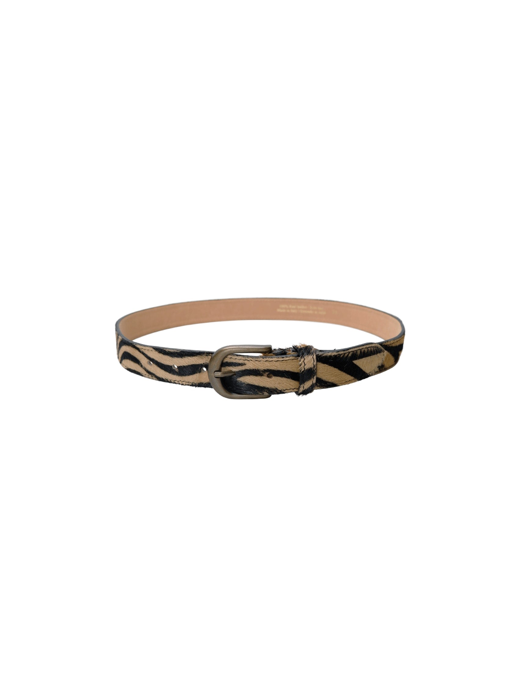 BCBELLIS belt - Brown Zebra - Black Colour
