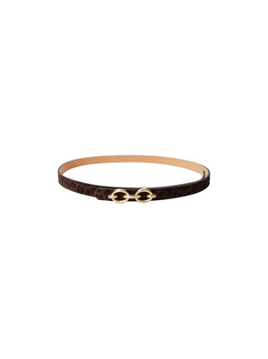 BCLOTUS belt - Mocca Leo