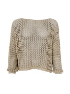 BCZELMA glitter jumper - Nature - Black Colour