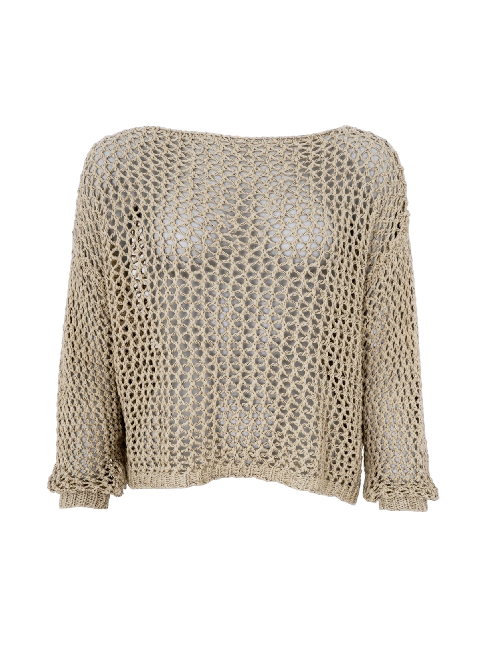 BCZELMA glitter jumper - Nature - Black Colour