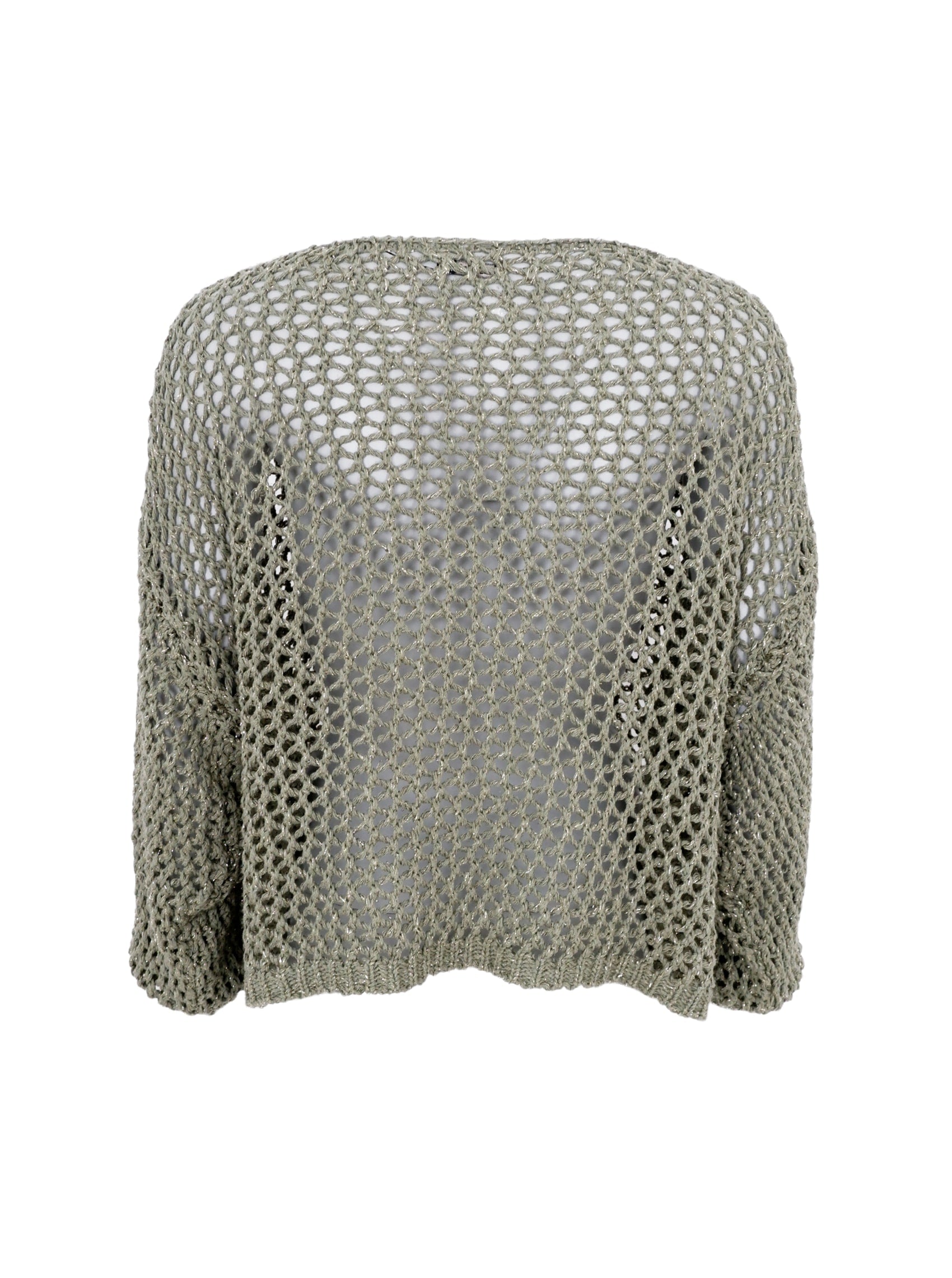 BCZELMA glitter jumper - Olive - Black Colour