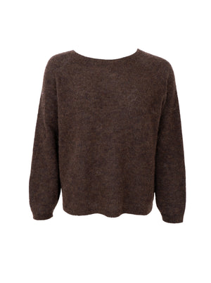 BCDELL LS knit jumper - Mocca