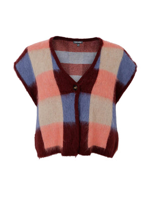 BCCHESS knit vest - Berry Mix