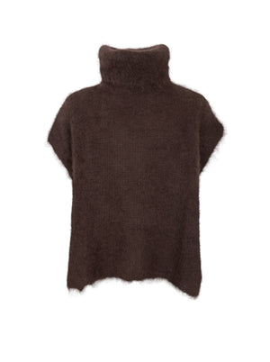 BCBJOERK rollneck vest - Coffee