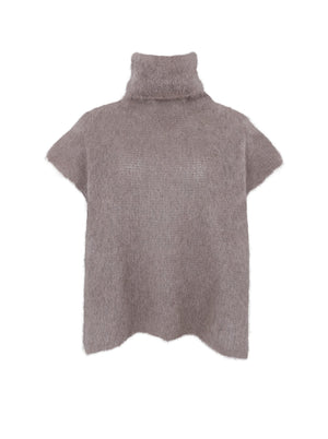 BCBJOERK rollneck vest - Nougat