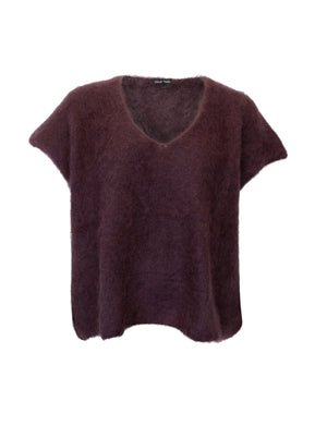 BCBJOERK knitted v-neck vest - Coffee