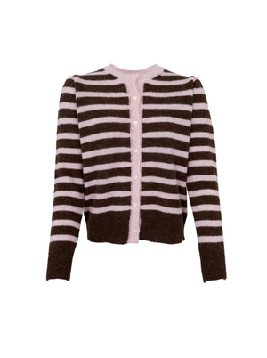 BCDELL puff cardigan - Brown