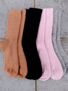BCAFRODITE alpacamix sock - Rose - Black Colour