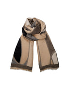 BCSANNE winter scarf - Frappe - Black Colour