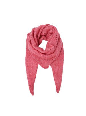 BCDELL knitted mini scarf - Berry
