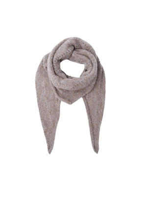 BCDELL knitted mini scarf - Taupe