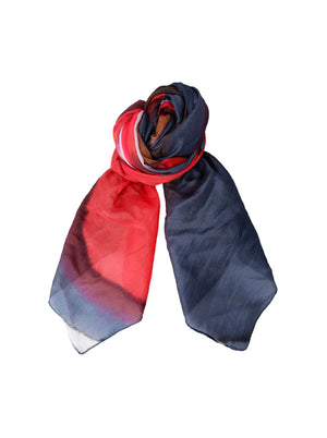 BCKIRSTINE silk scarf - Navy Splash