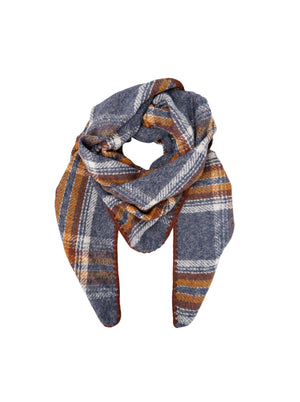BCLEONI chequered scarf - Grey