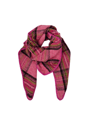 BCLEONI chequered scarf - Pink