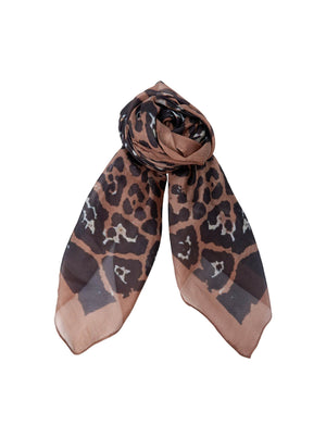 BCHANNAH silk scarf - Natural