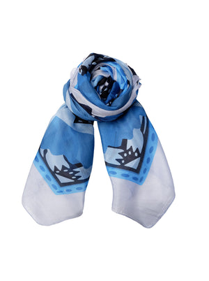 BCVIOLA silk scarf - Lt. Blue
