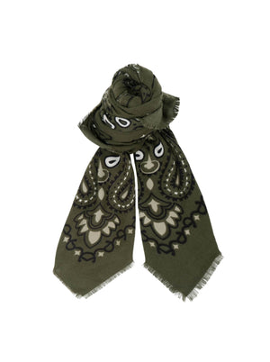 BCDEIDRE square scarf - Army