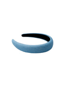 BCTEXAS headband - Lt. Denim - Black Colour