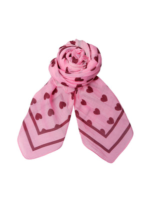 BCCLAUDIA Love mini scarves - Rose