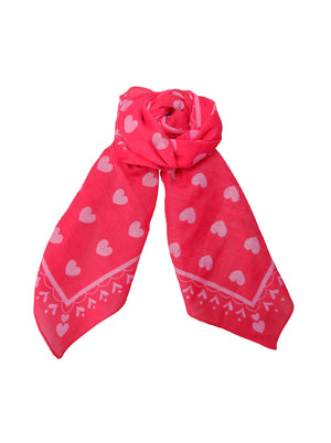 BCCLAUDIA Love mini scarves - Red Pink