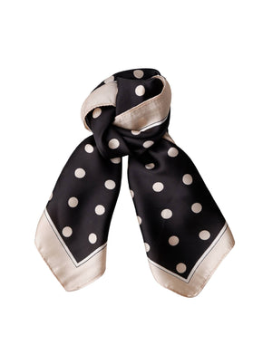 BCDANI mini scarves - Black Dot