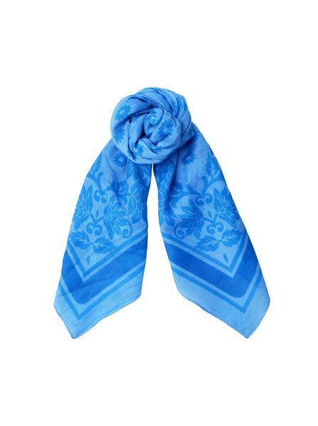 BCHALLY mini scarf - Blue – Black Colour