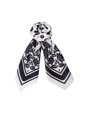 BCHALLY mini scarf - White