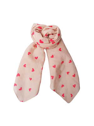 BCCLAUDINE mini scarf - Rose Heart