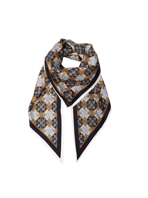BCEWA satin scarf - Black