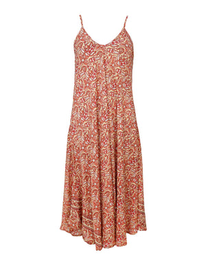 BCLUNA strap dress - Golden Orange LIMITED